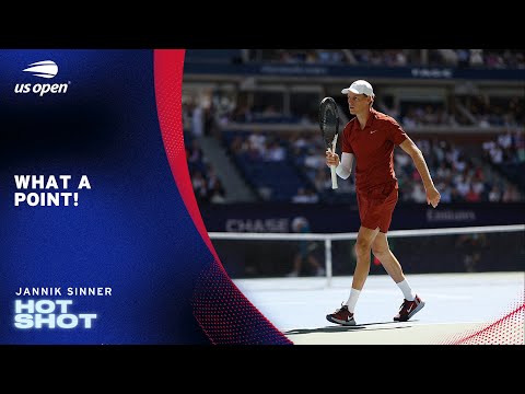 Jannik Sinner Wins Point of the Tournament | 2025 US Open