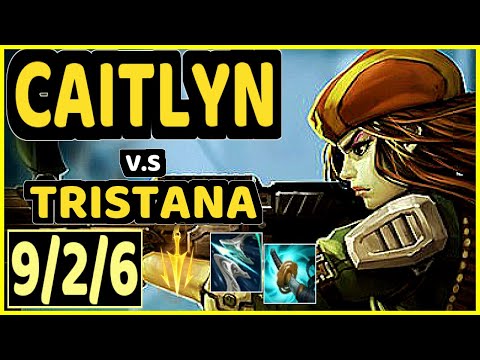 CAITLYN vs TRISTANA - 9/2/6 KDA BOTTOM ADC CHALLENGER GAMEPLAY - EUW