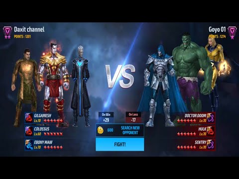 GILGAMESH (obelisk) VS DOCTOR DOOM TIMELINE BATTLE | MARVEL FUTURE FIGHT