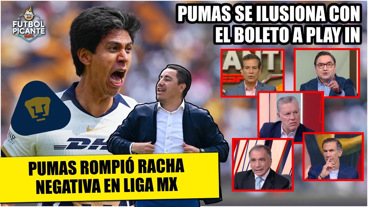 LIGA MX. PUMAS SIGUE CON VIDA tras golear XOLOS ¿Efraín Juárez merece continuar? | Futbol Picante