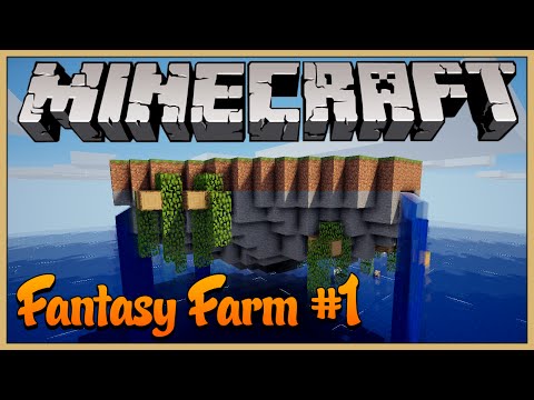 Jazzghost - Minecraft Fantasy Farm #1: The floating island!