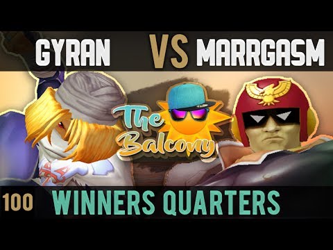 Melee @ the Balcony 100 - Winners Quarters ft. Gyran (Sheik) VS Marrgasm (Falcon)