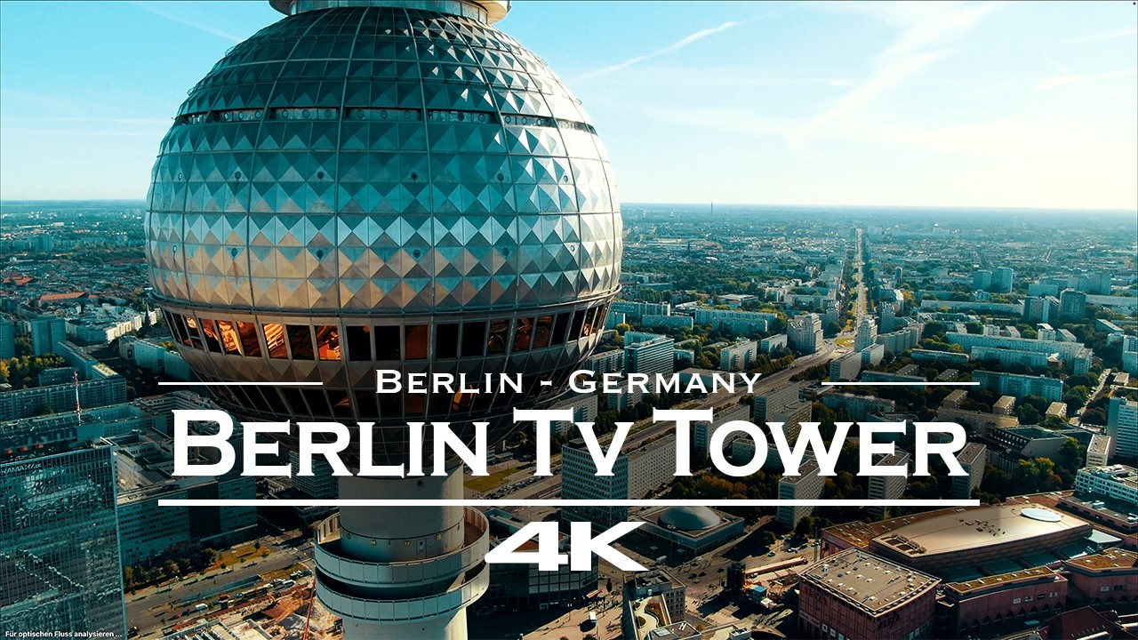 Berlin TV Tower in 4K 🇩🇪 | Stunning Drone Views of Germany