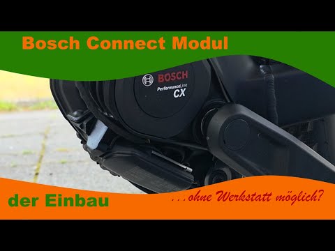 Installing a Bosch Connect module (GPS tracker). Do I need to go to a workshop for this? Unpaid a...
