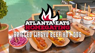 Grilled Wagyu Beef Hot Dog Recipe | HomeGating
