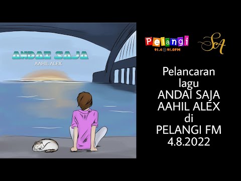 pelancaran lagu Andai Saja di Pelangifm - Aahil Alex #brunei #indonesia #lagubaru #hits