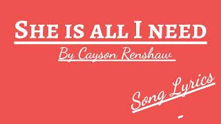 Download lagu 16 -  She is all I need by Cayson Renshaw on Dec 26th 2021 mp3 Download lagu 16 -  She is all I need by Cayson Renshaw on Dec 26th 2021 mp3