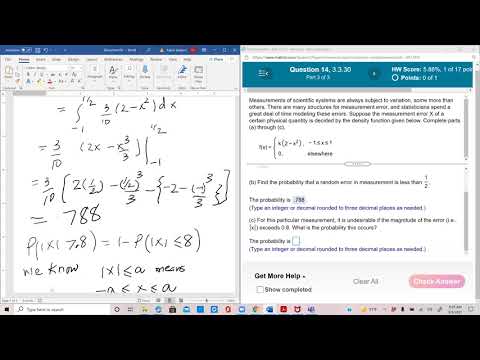Probability and Statistics Lesson 19:  Finding Probabilities involving absolute values