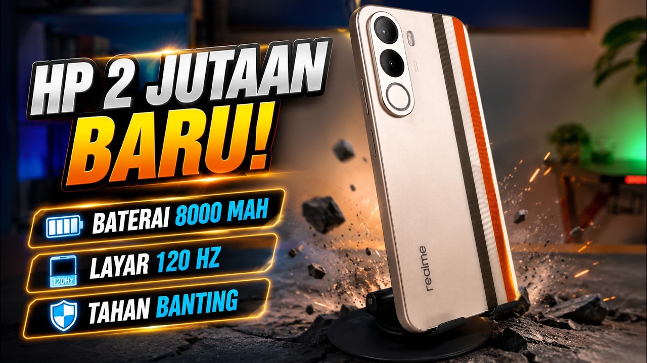 Kameranya Biasa Aja, Tapi Baterai HP 2 Jutaan realme Terbaru Ini Tahan 2 Hari Full‼️