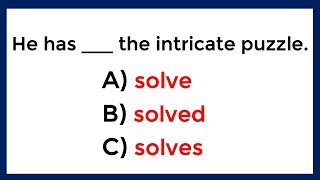 Ultimate Grammar Test | Only Sharp Minds Score 40 out of 40! #22