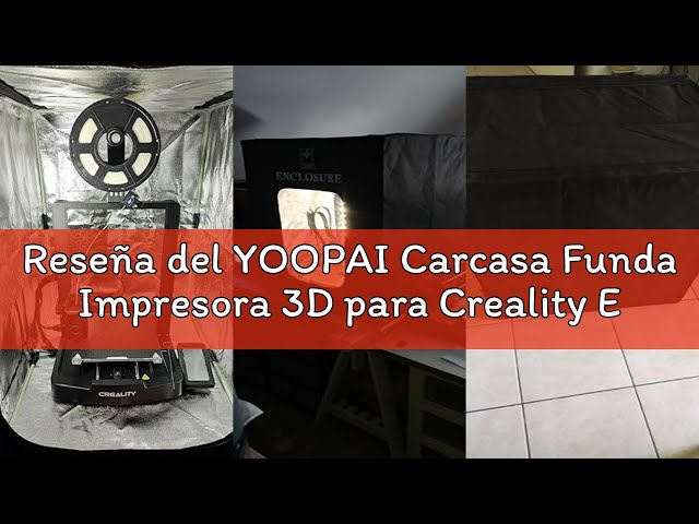 Vídeo relacionado con YOOPAI Carcasa Funda Impresora 3D con Sistema de iluminación para Creality Ender 3/ Ender 3 V2/ Ender 3 Pro/Anycubic/Elegoo Impresora 3D, Temperatura Constante Caja de Impresora 3D 550 * 650 * 780 mm