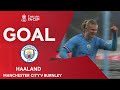 GOAL | Erling Haaland | Manchester City 2-0 Burnley | Quarter-Final | Emirates FA Cup 2022-23