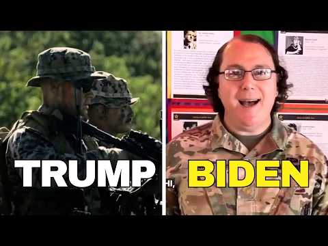Trump's Military Ads VS. Biden's
