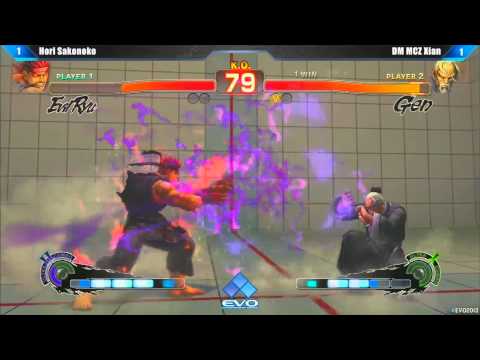 EVO 2013 | SSFIV AE 2012 (Winners Semi) DM MCZ Xian vs HORI Sakonoko *1080p HD*