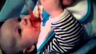 Julka pierwsza marchewka