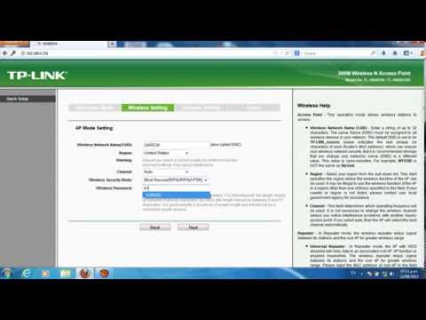 comment installer tp-link tl-wa801nd