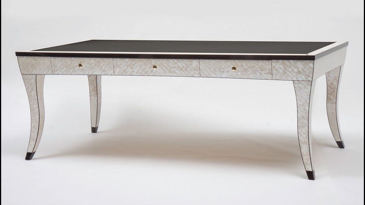 Making the Mother of Pearl Desk