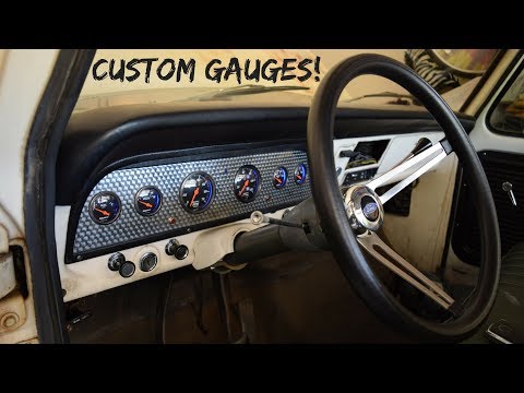 The F100 Gets Custom Gauges and a New Dash!