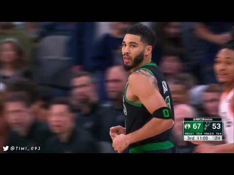 Jayson Tatum Highlights vs San Antonio Spurs (25 pts, 6 reb, 2 ast)| 2023-24 NBA Season