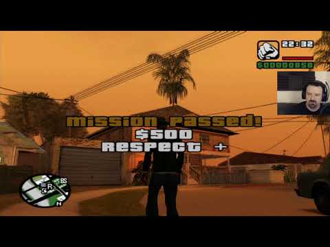 Grand Theft Auto: San Andreas HD playthrough pt8 - Drive-Bys and 1st Death?