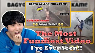 Korean REACTION BAGYO KA LANG, PINOY KAMI | I also want to get Filipino spirits!