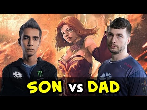 Son vs dad — Sumail Lina vs Fear Outworld Devourer mid
