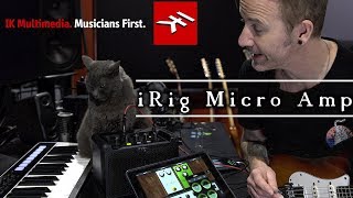 Video thumbnail for iRig Micro Amp : Portable 3 Channel practice amp with audio interface by james ryan