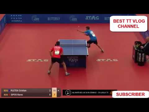 Cristian Pletea vs Rares Sipos (2017 Europe Youth Top 10)