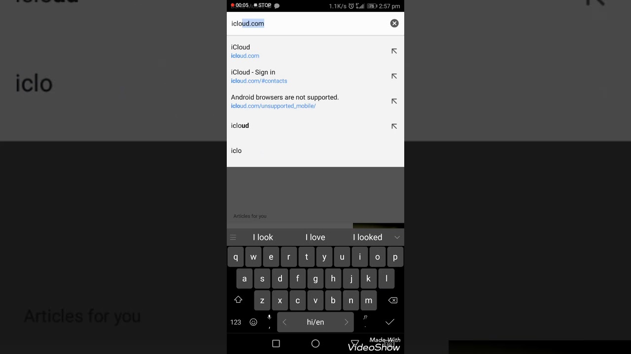 How to recover iCloud contacts on Android?