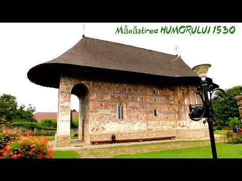 Orașul Gura Humorului. Mînăstirea Humorului 1530. August 2021. Romania