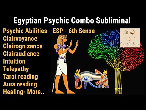 🔮 Egyptian Psychic Combo subliminal 🔮 Awaken Clairvoyance, ESP, Healing, Telepathy, Tarot reading