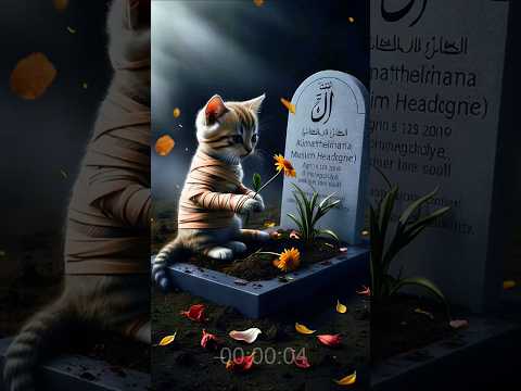 A Lonely Kitten Praying for His Mother 😿 #cat #kitten #o #animalintelligence #sad #help #aiandcats