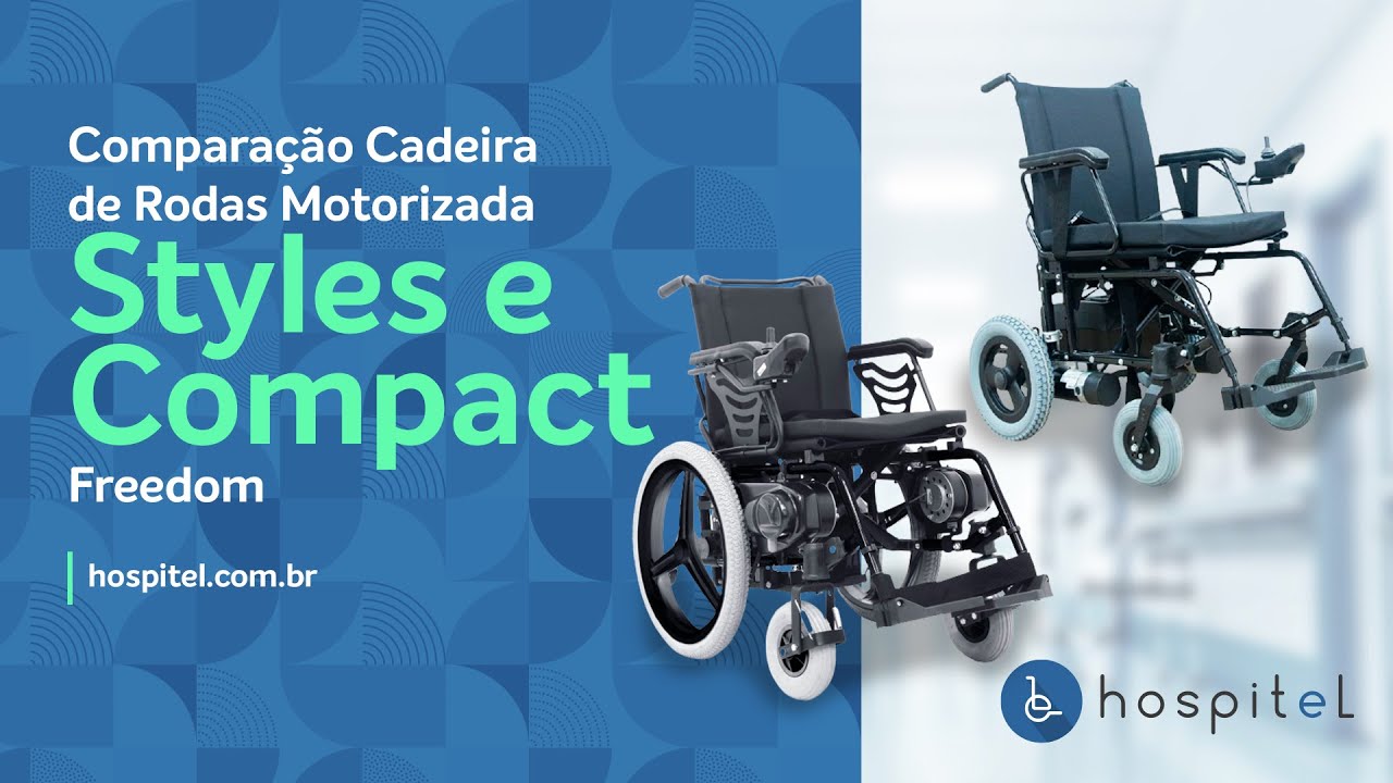 Watch Now Comparação Cadeira de Rodas Motorizada Freedom Compact e Styles Comparação Cadeira de Rodas Motorizada Freedom Compact e Styles