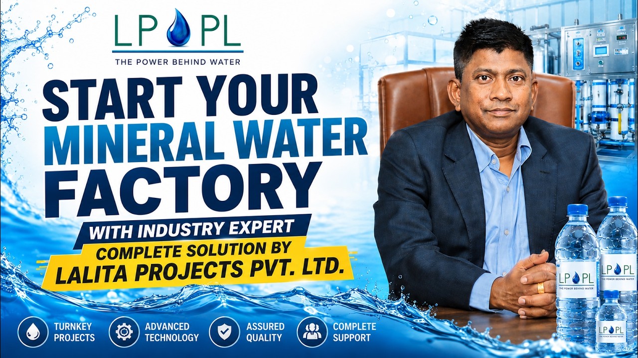 How to Setup a Packaged and Mineral Drinking Water Plant with Lalita Projects Private Limited