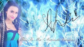Demi Lovato - This Is Me (Acoustic Version) - Karaoke