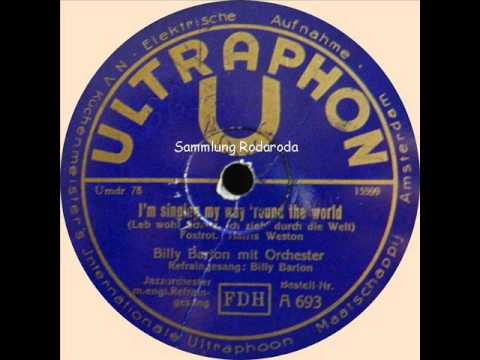 I´m singing my way round the World   Billy Barton