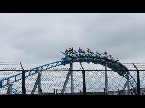 Off-ride footage of a Arctic Rescue train