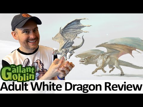 Adult White Dragon Premium Figure - WizKids D&D Icons of the Realms Prepainted Minis