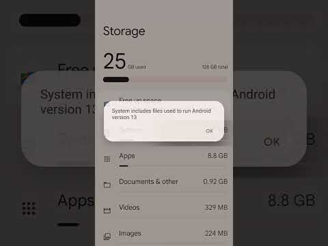 Know your system storage on Android 13 #pixel7 #pixel7pro #google #youtubeshorts #googlepixel