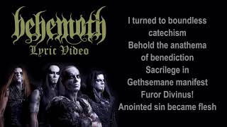 Behemoth - Furor Divinus (LYRICS / LYRIC VIDEO)