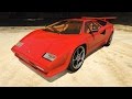 1988 Lamborghini Countach LP500 QV 1.2 para GTA 5 vídeo 7