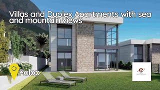 Single-floor Villa and Duplex Apartments with sea and mountain views, located in Polop, Spain.