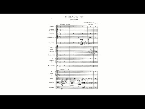 Dvořák: Symphony No. 9 in E minor "From the New World", Op. 95, B 178 (with Score)