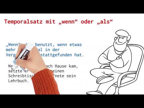 A2 Lektion 13 --- Die Konjunktionen wenn / als