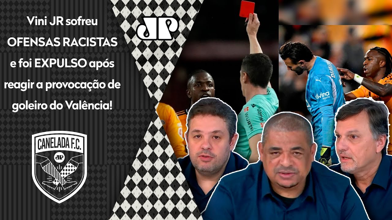 "Os casos de R4cism0 contra Vini Jr. não param..."Vini foi expulso de forma justa contra o Valência?