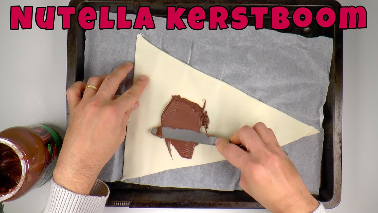 nutella kerstboom, heel makkelijk