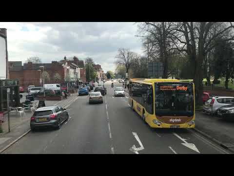 Full Route Visual | Arriva Leicester 127 - Shepshed to Leicester | 4756 (FJ06 ZTC)