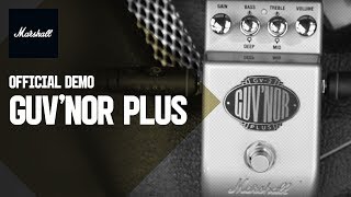 Video thumbnail for Marshall GV-2 Guv'nor Plus Pedal | Product Demo | Marshall by Marshall Amplification