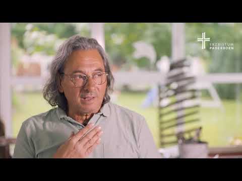 Filmportrait über Künstler Herman Reichold und wie das Libori-Bild "Domturm mit Maske" entstand