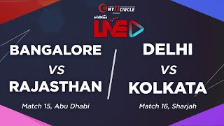 Cricbuzz LIVE: Bangalore v Rajasthan, Delhi v Kolkata